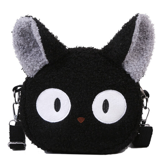 Cute Black Cat Messenger Bag