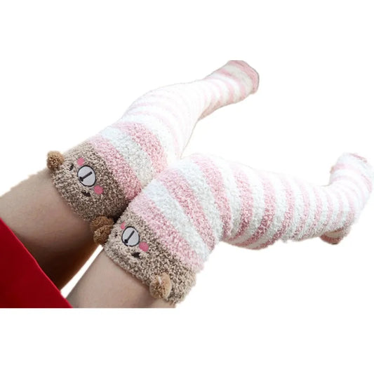 Japanese Mori Girl Animal Over Knee Socks
